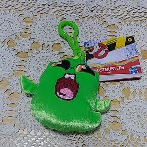 Ghostbusters Afterlife Paranormal Plush Backpack Clips Slimer Muncher Toy